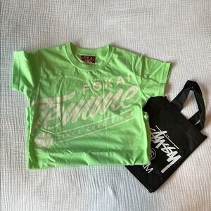 NEW • Fökai Femme “Since Ever Since” T-Shirt & Stussy Bag